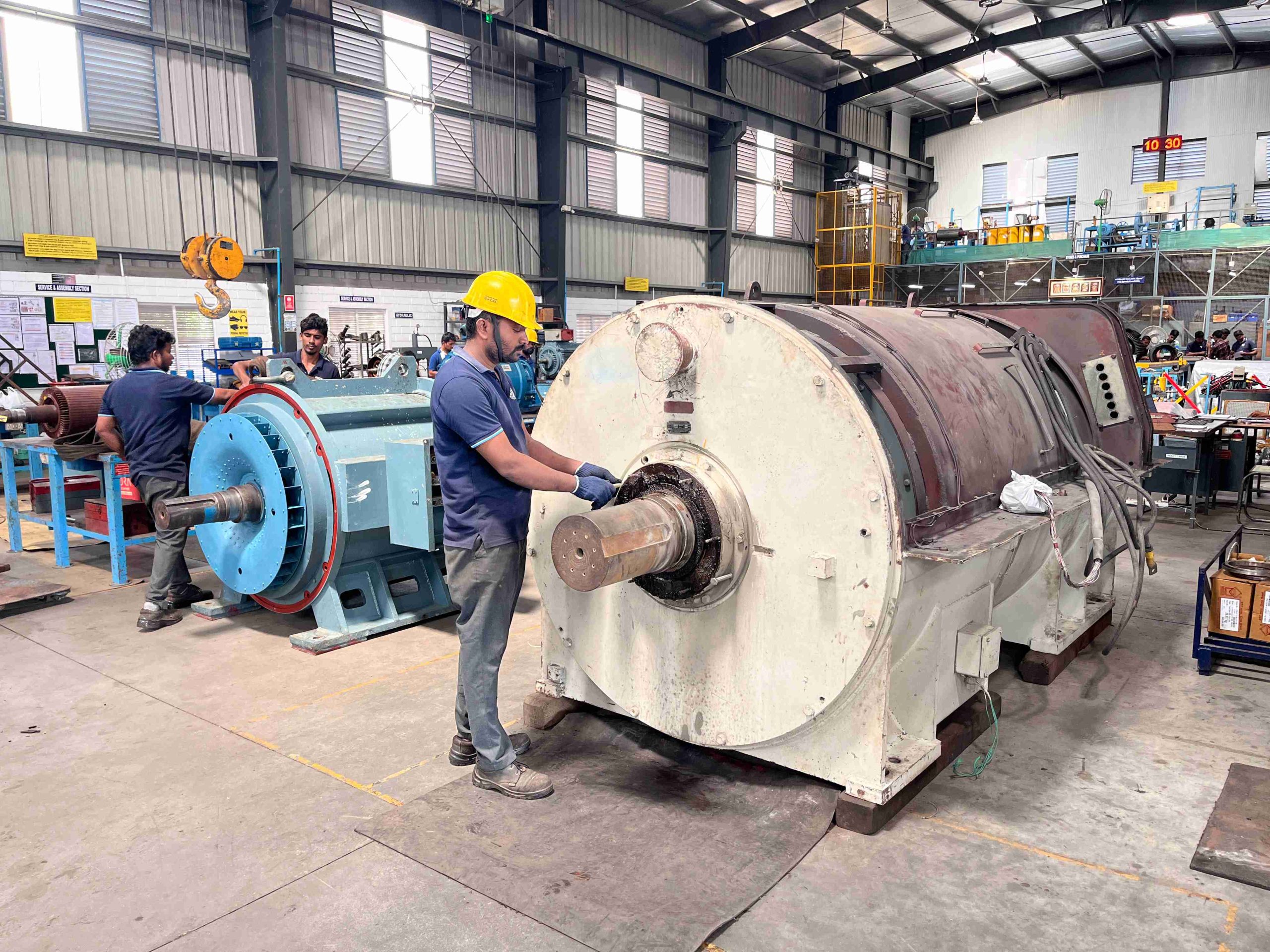 HT Motor Testing - Currentelectromech