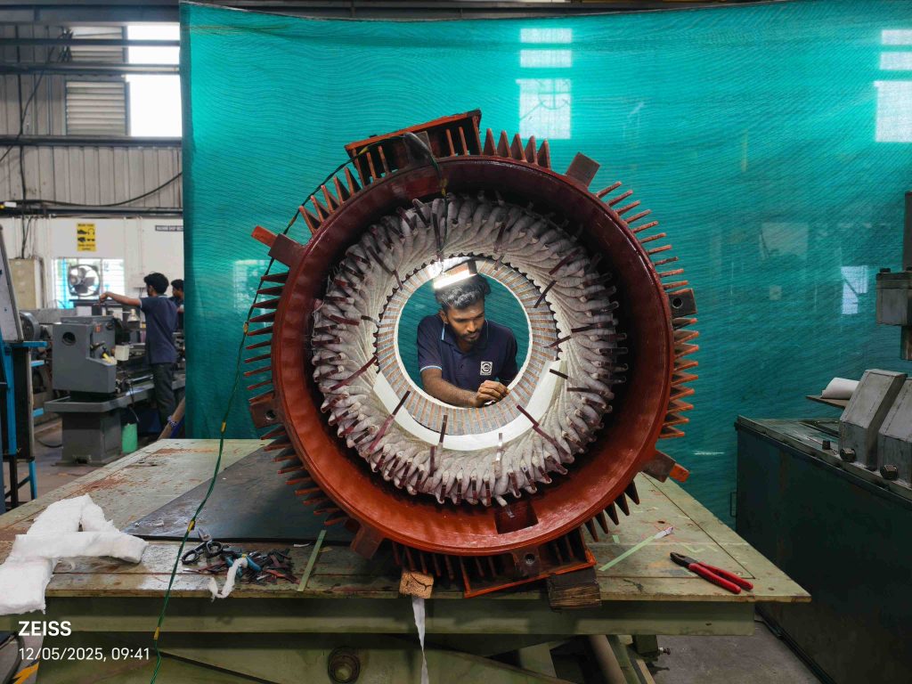 Coil Rewinding Services - Current Electro