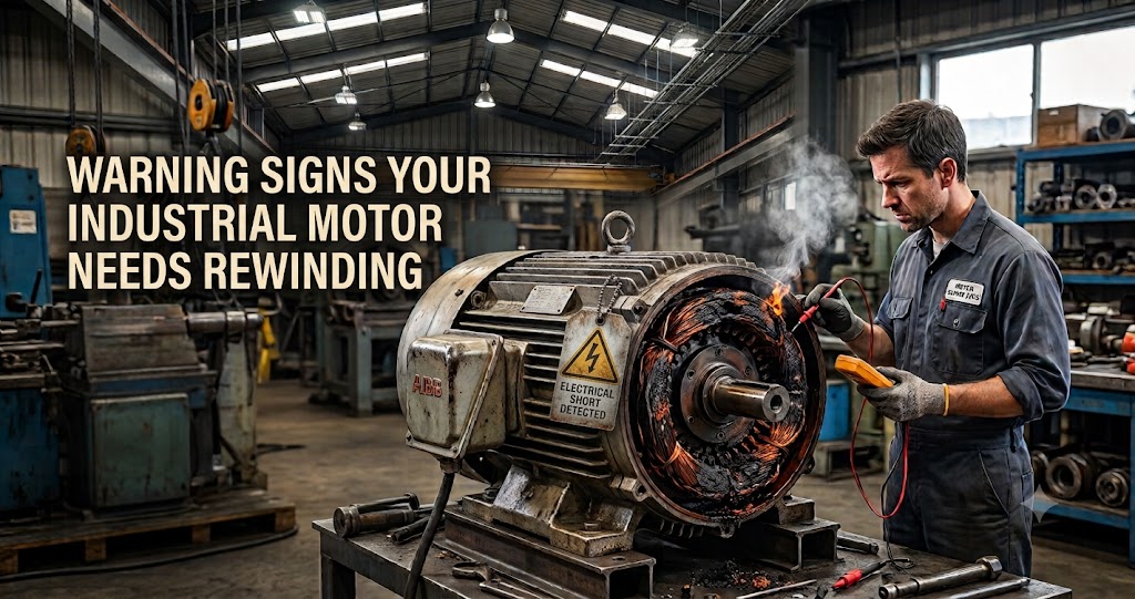 Warning Signs Your Industrial Motor Needs Rewinding - currentelectromech